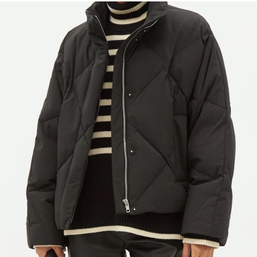 NWT Stand Studio Aina Puffer Jacket in Black